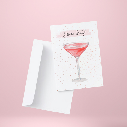 "Dirty Thirty" Greeting Card